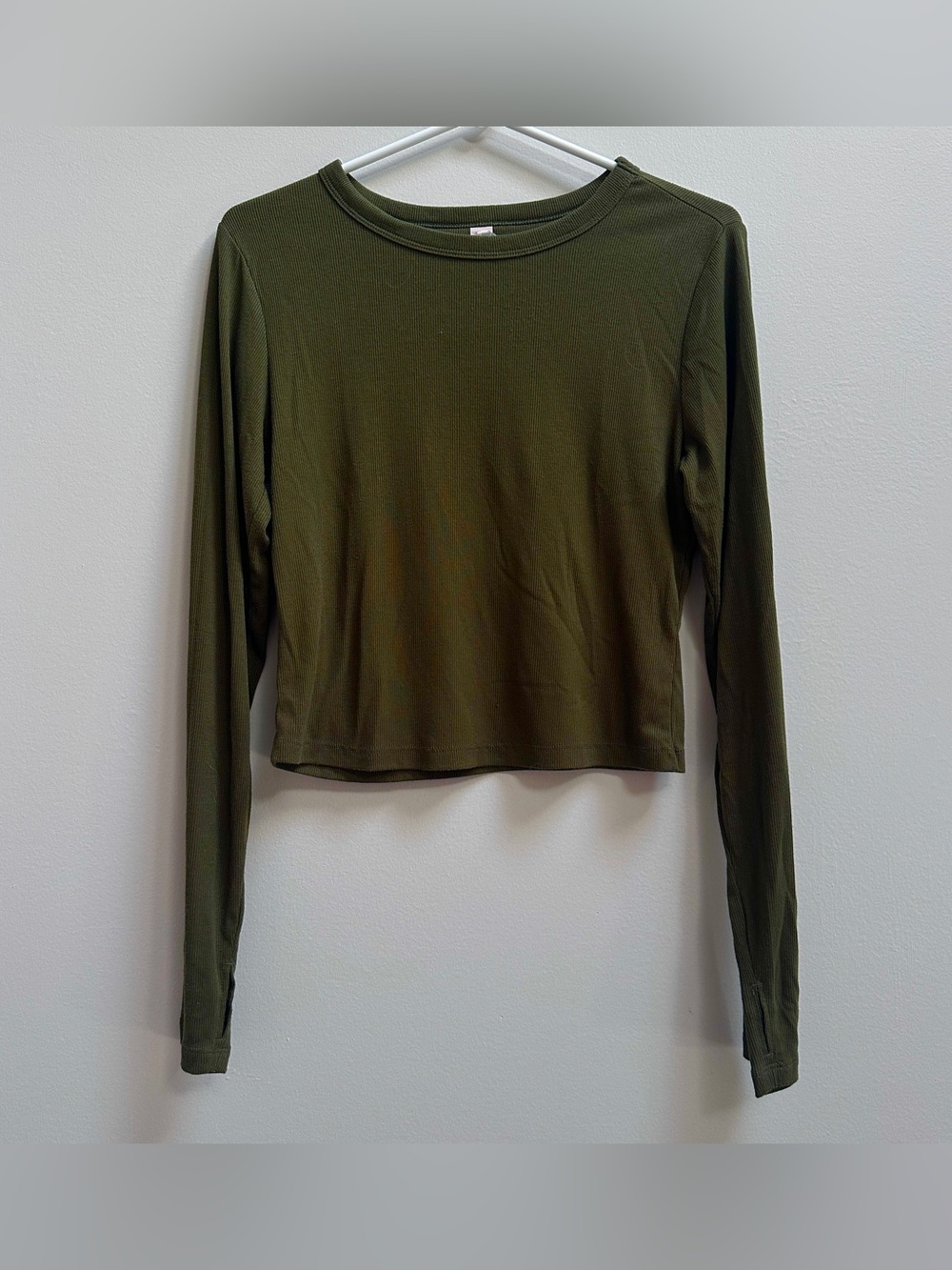 Olive Green Long Sleeve Old Navy Active